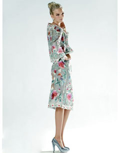 金台绣夏季女装 感受真丝刺绣的奢华