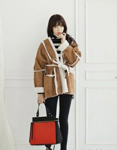 驼色系单品款式搭配各显奇招（一）