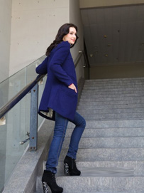 蓝色品牌搭配-零典女装