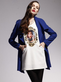 蓝色品牌搭配-ECA女装