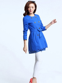 蓝色品牌搭配-红雨竹女装