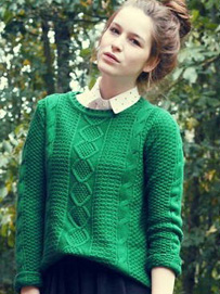 搭配三:超短裙搭配毛衣