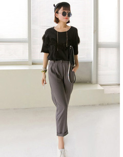 各类时尚裤子搭配-舒适休闲裤