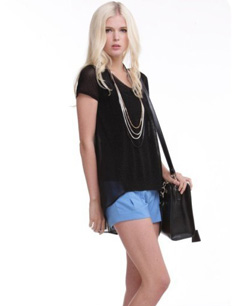 黑色衣服搭配：夏季黑色完美混搭