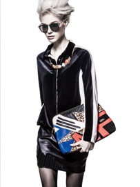 休闲衬衫款式-皮革衬衫