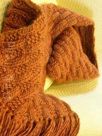 转运结围巾的编织方法