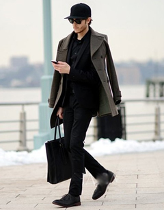 大衣的搭配方案 提升男人味