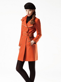 活力毛呢大衣 摩登优雅范