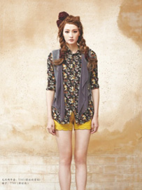 秋装新款女装：田园碎花装