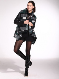 秋装新款女装：不规则拼接