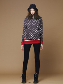 秋装新款女装：小波点外套