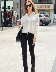 秋装新款女装：雪纺衫搭配