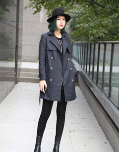 秋装新款女装：风衣外套搭配