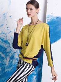 最新拼接款式：T衫