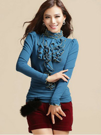 冬季时尚加绒单品-打底衫