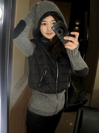 女装假两件套外套推荐