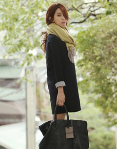 冬季女士围巾时尚围法一览