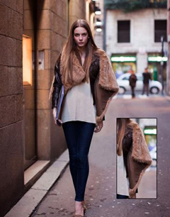 流行披肩搭配媲美明星 超强气场抢镜大牌