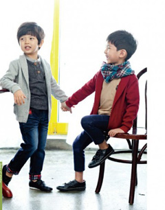 冬季韩版童装潮流服装搭配