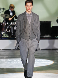 英伦风格男款大衣搭配