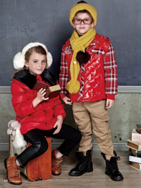 本命年红色童装款式搭配