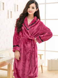 珊瑚绒家居服款式