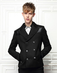 男士毛呢外套款式帅气过冬季