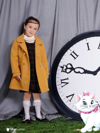 童装毛呢外套款式