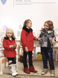 童装毛呢外套款式