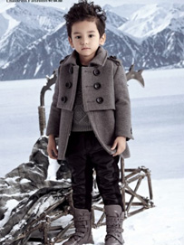 童装毛呢外套款式