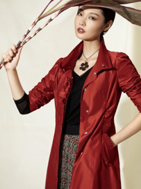 冬季女装外套:风衣外套