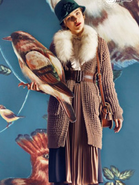 冬季女装外套:毛衣外套