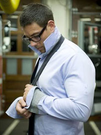 有固形活动领插槽