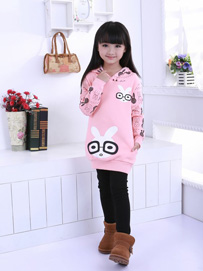 儿童卫衣款式-长款卫衣