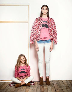 儿童品牌卫衣之亲子装款式