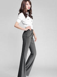 休闲裤之复古微喇搭配系列