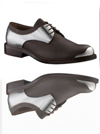 LV 金属配件精工皮鞋