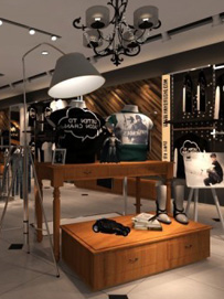 夏季服装店陈列-男装