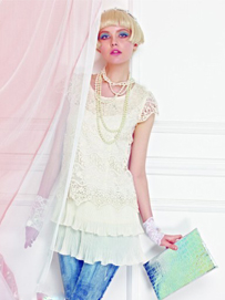 木帛倾心演绎淑女装浪漫