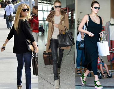 欧美各女星竞争高挑坡跟鞋优雅