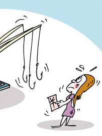 用夸张的宣传广告