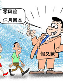 表面豪华的骗子公司