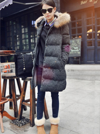 棉服中性男友风轻松打造