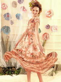 田园裙装品牌：出格