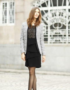 秋季服装流行搭配——知性OL