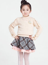 女童毛衣打造缤纷可爱童年