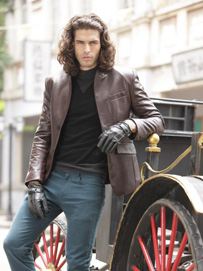 冬装搭配技巧——男士皮衣