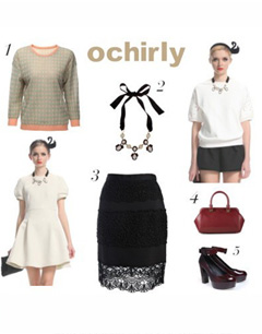 欧时力2013秋季新款 将时尚进行到底