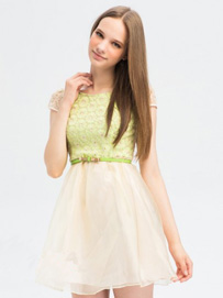 夏季服装搭配面料-欧根纱