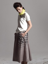 夏季服装搭配面料-麻布